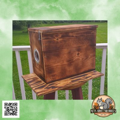 Release Cage XL Nest Box with Scorched Finish