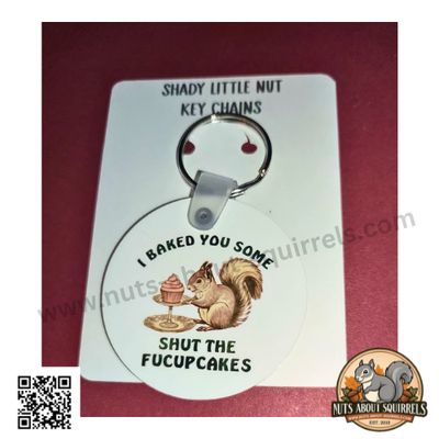 Gladys's I Baked You Some Shut The Fuckupcakes Key Chain &amp; Cranky Sticker Bundle #1
