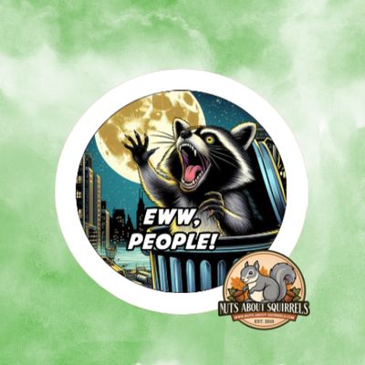 Eww, People! Raccoon Sticker