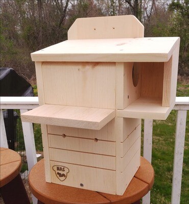 Wildlife Rehab Approved Squirrel Nest Box – Available for Gray Squirrels-Fox Squirrels-Red Squirrels-Flying Squirrels