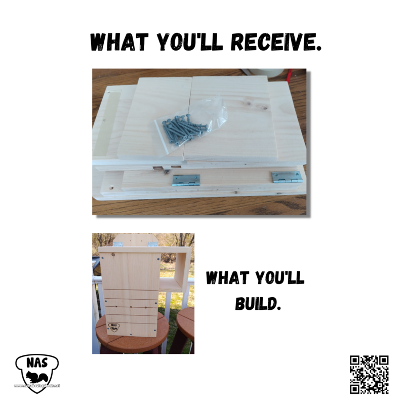 DIY Build Your Own Squirrel Nesting Box Kit