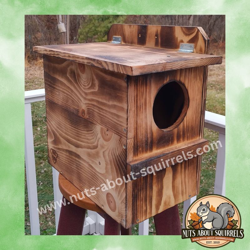 Opossum Nesting Box – Handmade Outdoor Shelter for Wildlife Rehab or Backyard Habitat