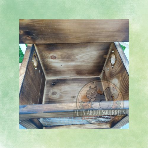 Covered Flying Squirrel Feeder:FSC Scorched Pine