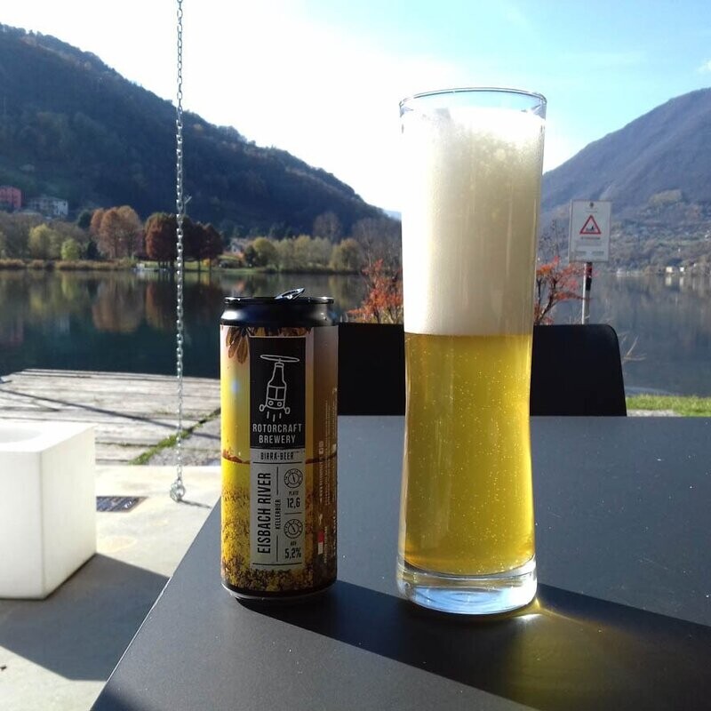 Eisbach River - Keller-Pils, 12/24 Lattine Sleek 0.33L