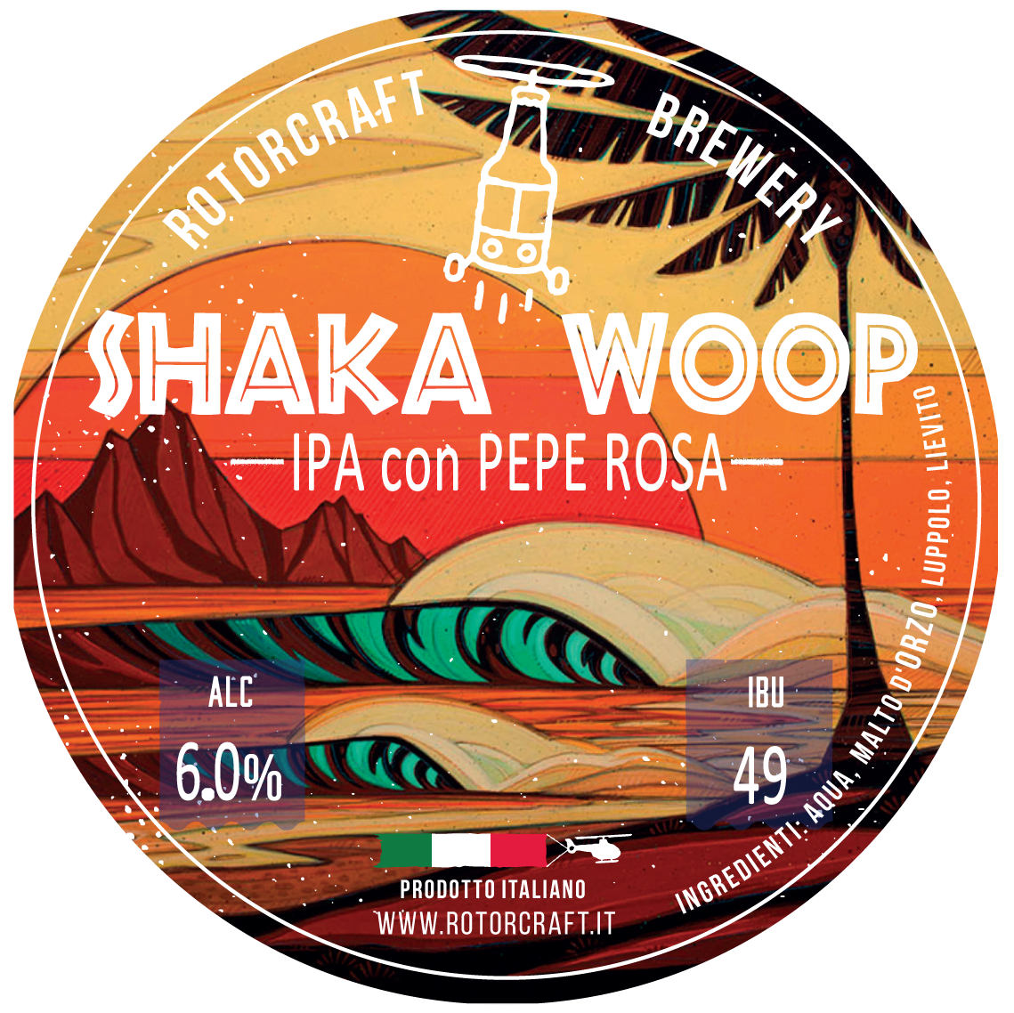 Shaka Woop - IPA con pepe rosa, Fusto 30L