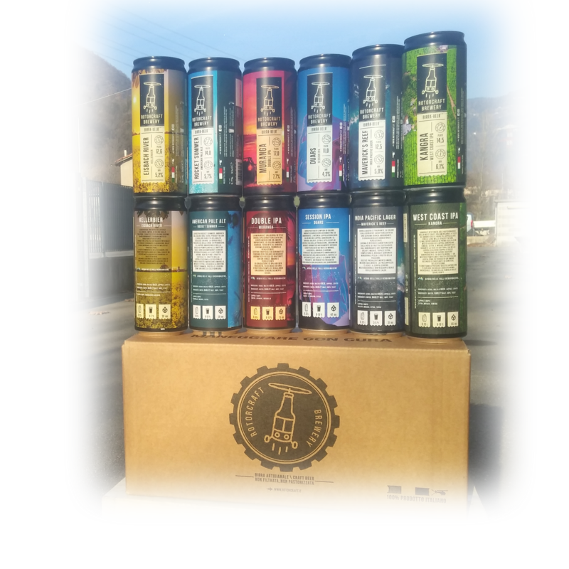 Mix box "Mondo" - birre di 8 stili, 3 Lattine Sleek 0.33L per stile