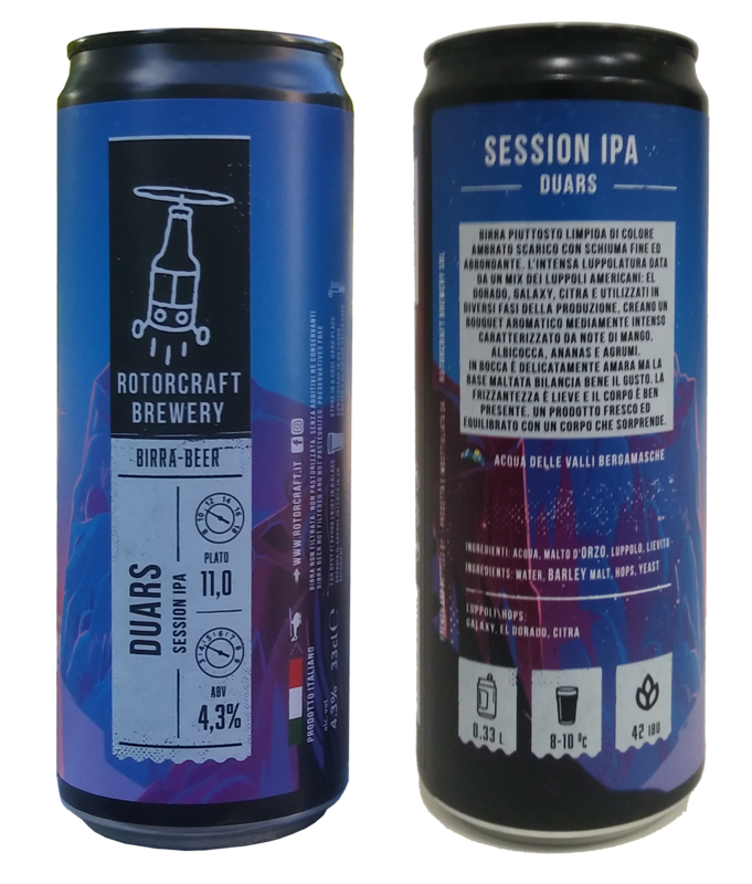 Duars - Session IPA, 12/24 Lattine Sleek 0.33L