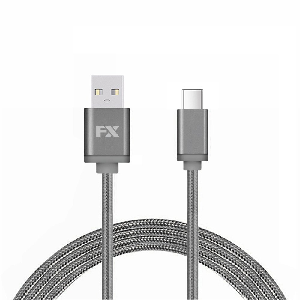 FX Braided Type C USB Data Cable 1m