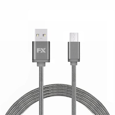 FX Braided Micro USB Data Cable 1m