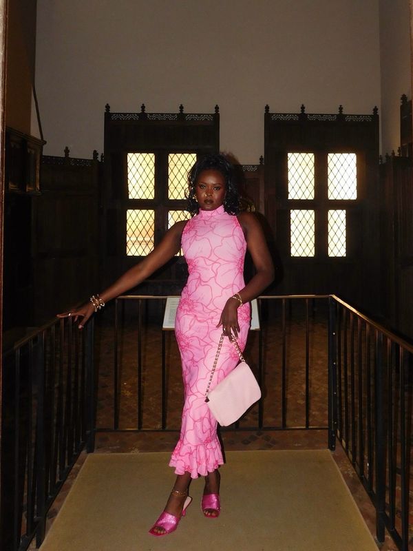 Sleeveless Mesh Dress