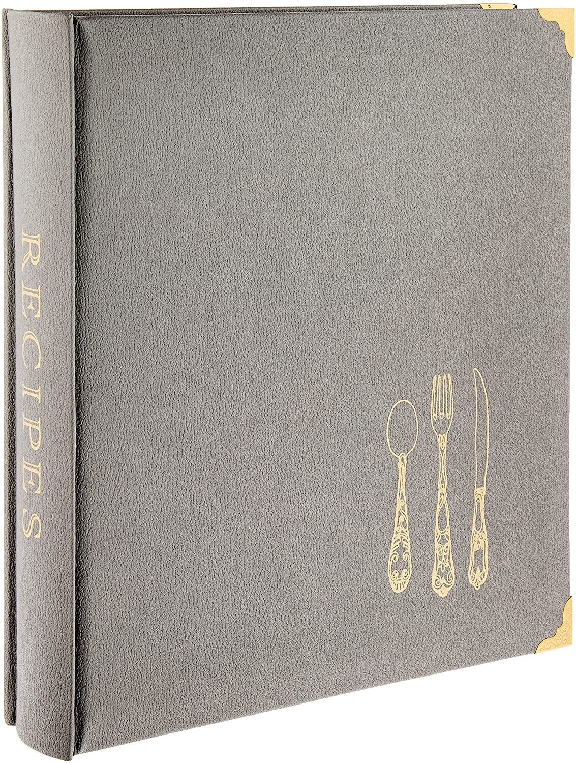 recipe binder leatherette