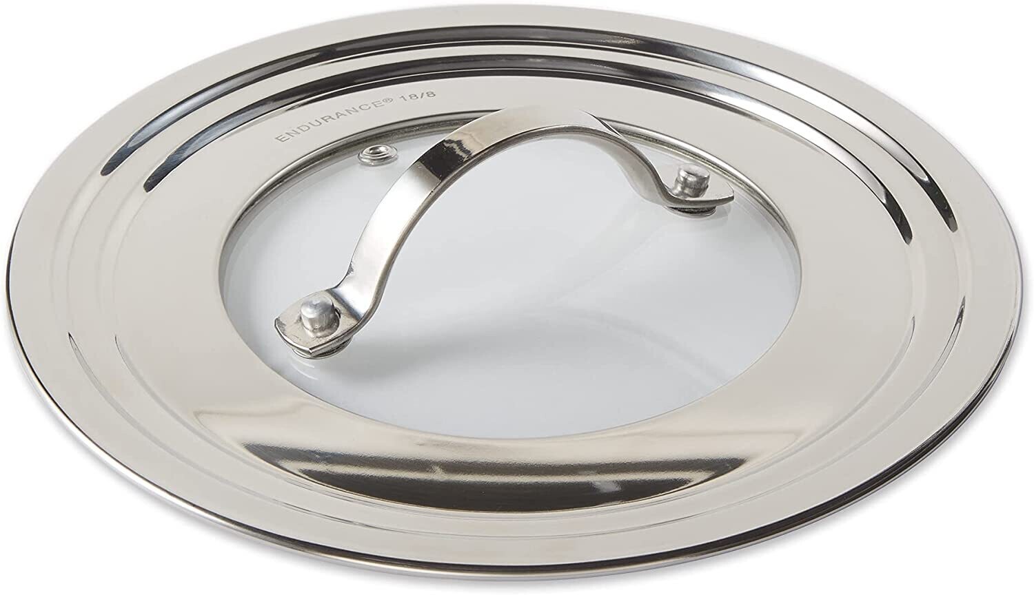 Lid Universal W/Glass 9 in