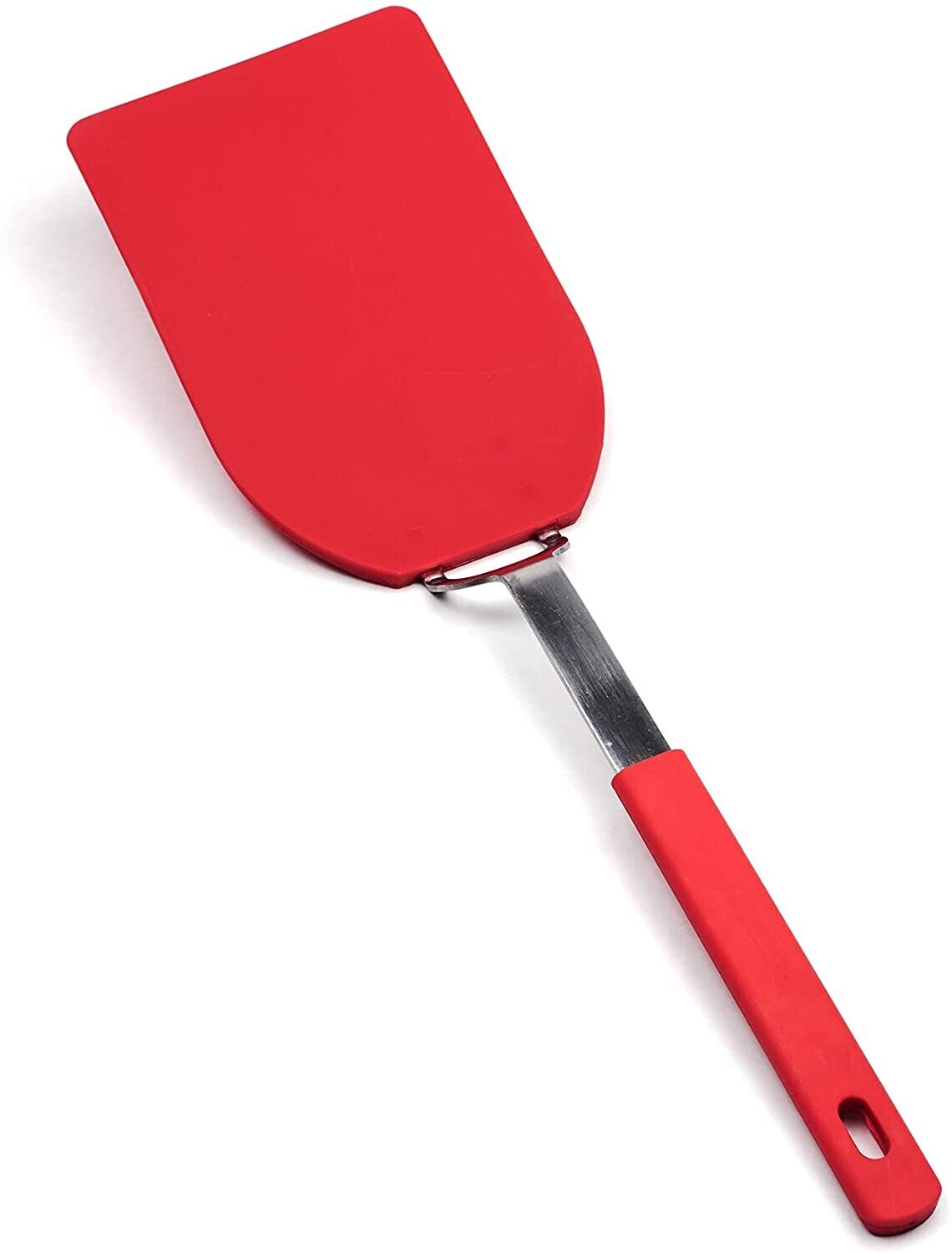 Large Flexible Nylon Spatula Red