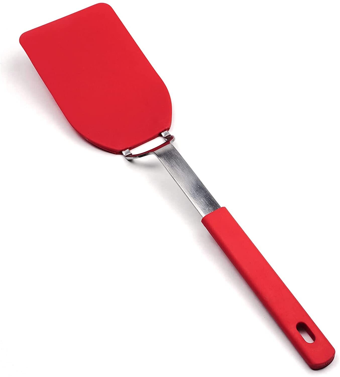 Medium Flexible Nylon Spatula Red
