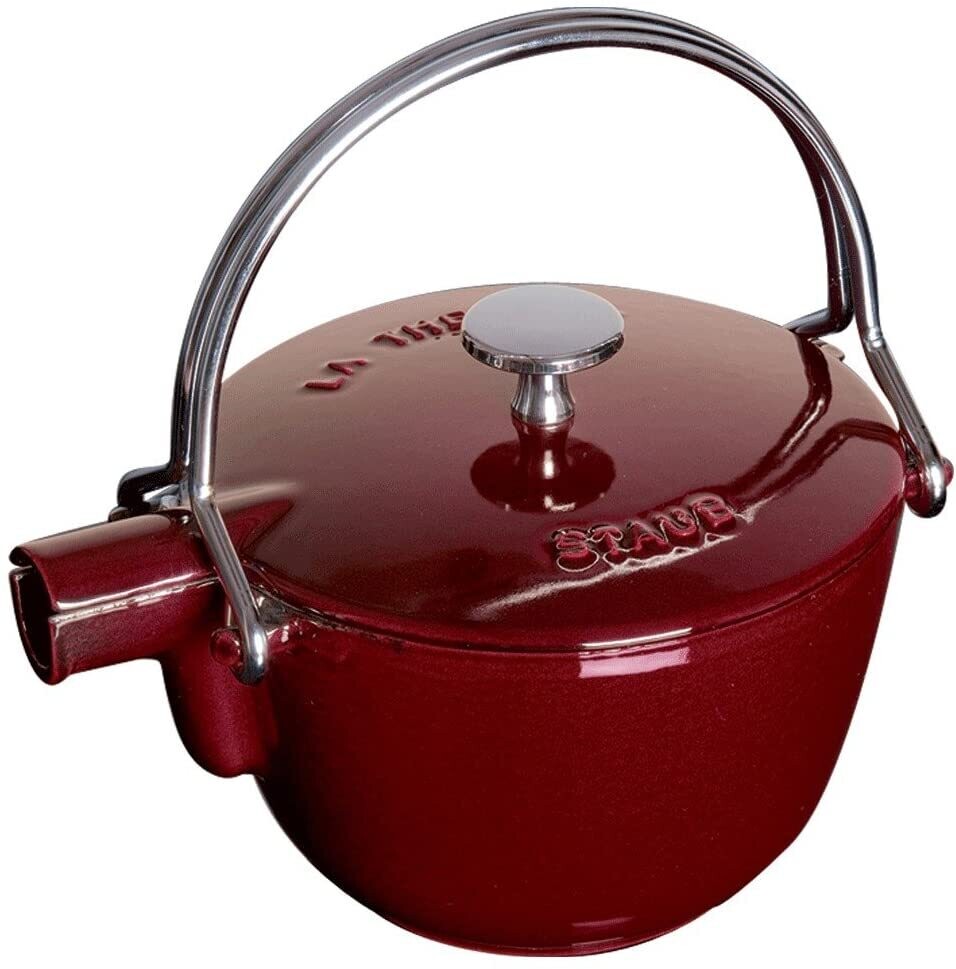Teapot Round 1 Qt Grenadine