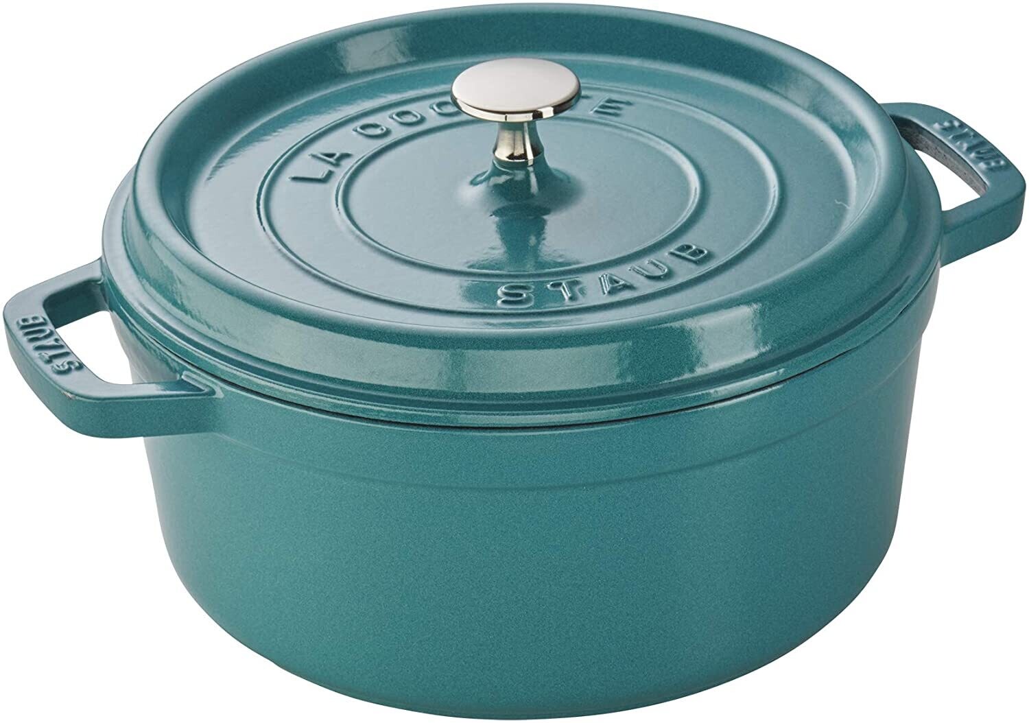 Cocotte Round 4 Qt Turquoise