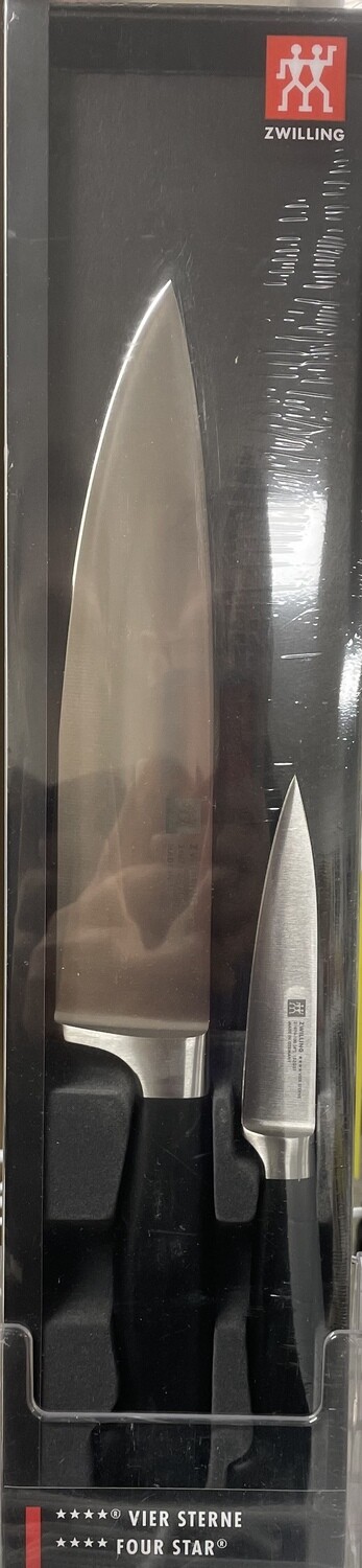 Knife Four Star S/2 8 Chef 4 Parer