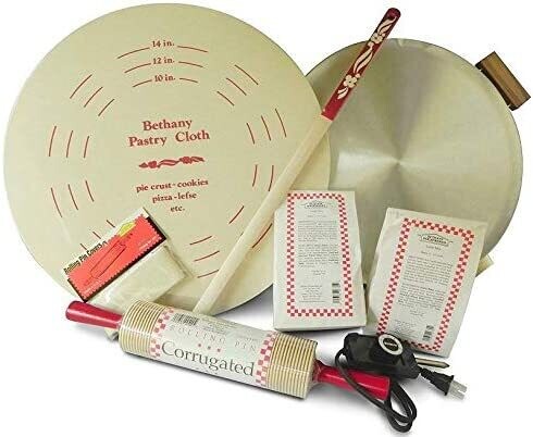 Lefse Starter Kit (Textured Aluminum)