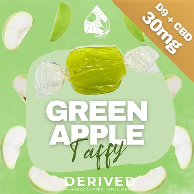 Green Apple Taffy 2:1 Single 20mgTHC:10mgCBD