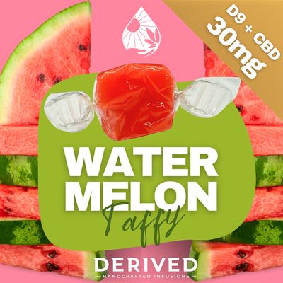 Derived Creations - Watermelon Taffy 2:1 Single 20mgTHC:10mgCBD Main Image
