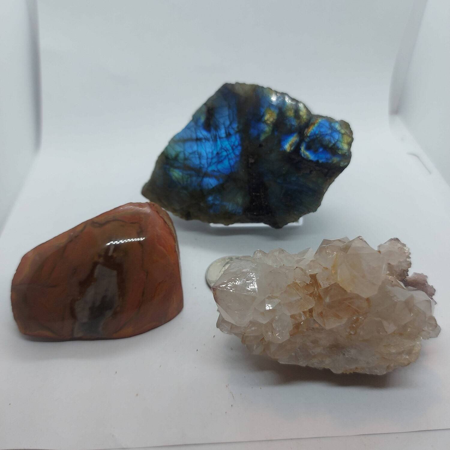 Labradorite Slab/Polychrome Jasper/Spirit Quartz