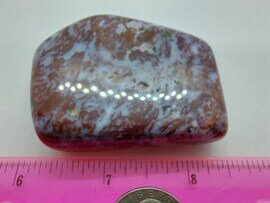 Red Lightning Agate