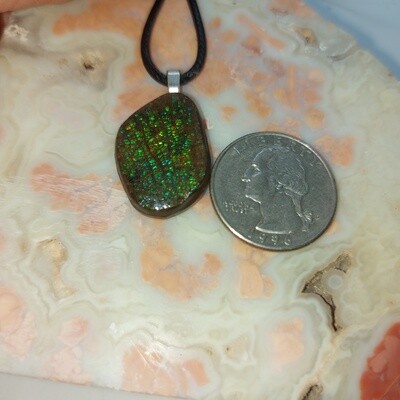 Ammolite Pendant