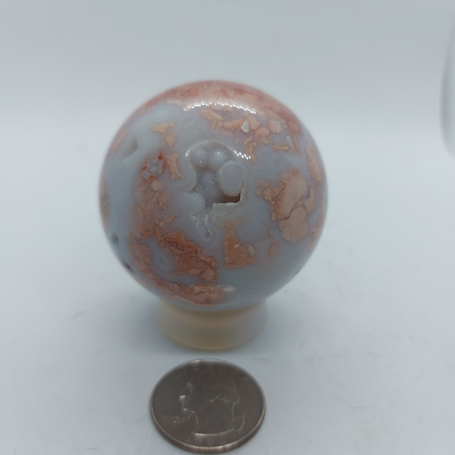 Cotton Candy Agate Sphere