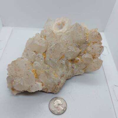 Hollandite Quartz/Hollandite Quartz Cluster