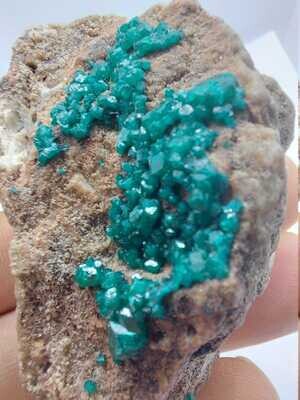 Dioptase Crystalline Specimen