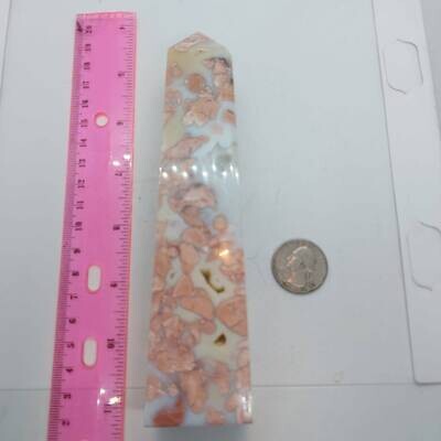 Cotton Candy Agate Tower