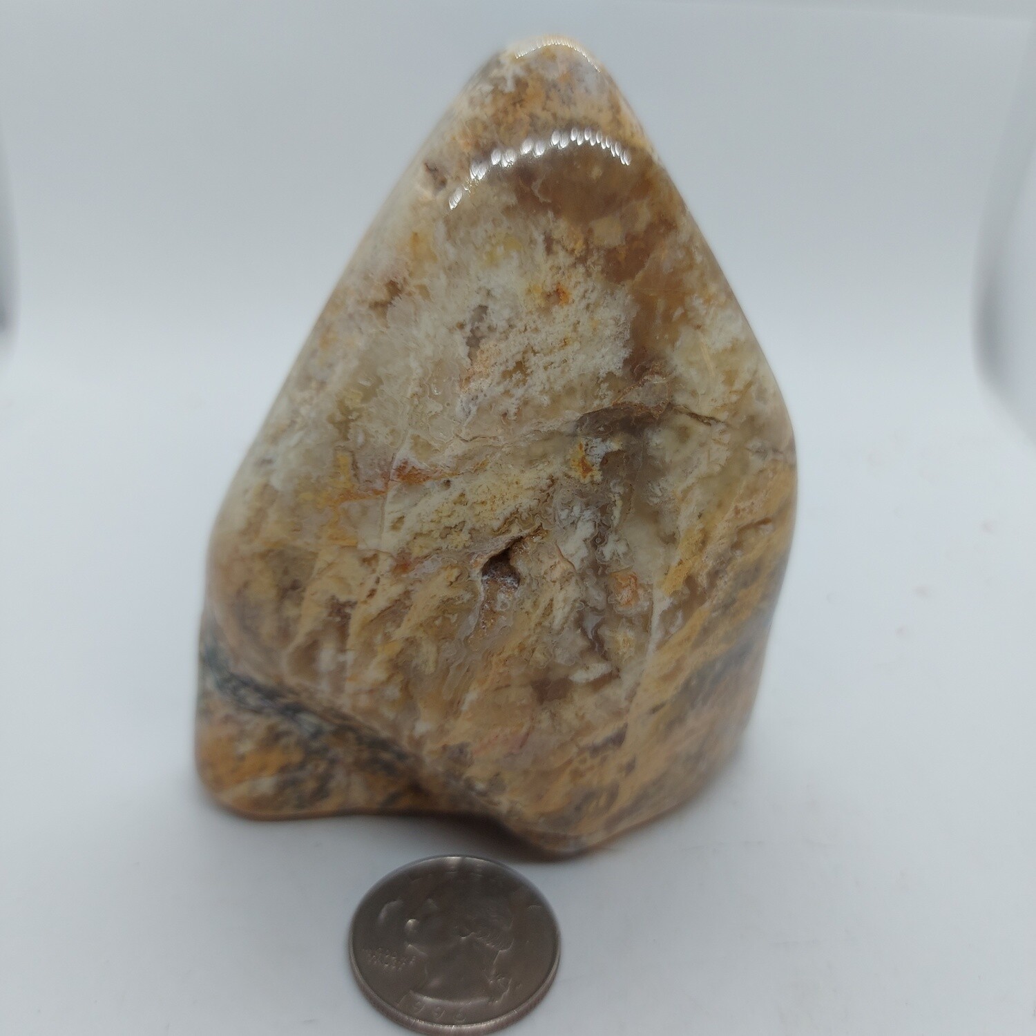 Graveyard Point Plume Agate Freeform