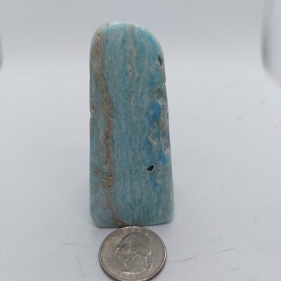 Large Aragonite  Slab/Polished Aragonite /Blue Aragonite Slab/Aragonite Crystal