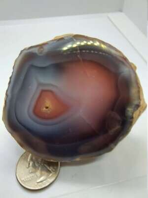 Red Agate Crystal Nodule/Red Agate from Zimbabwe/Polished Red Agate