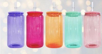 16oz Jelly Glass Cans with Acrylic Lids