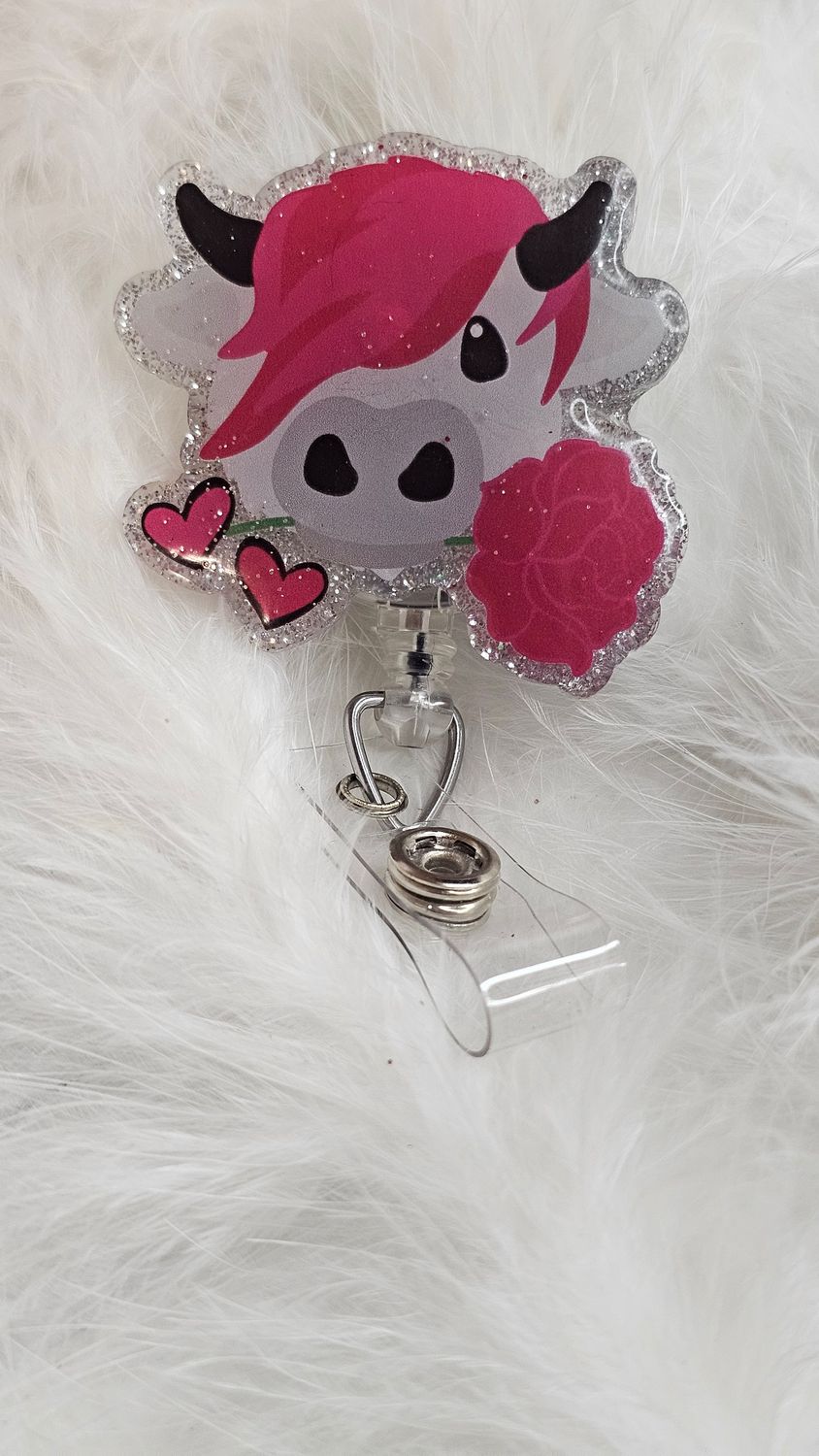 Pink Highland Cow