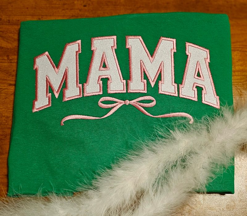 Embroidered Mama  tshirt