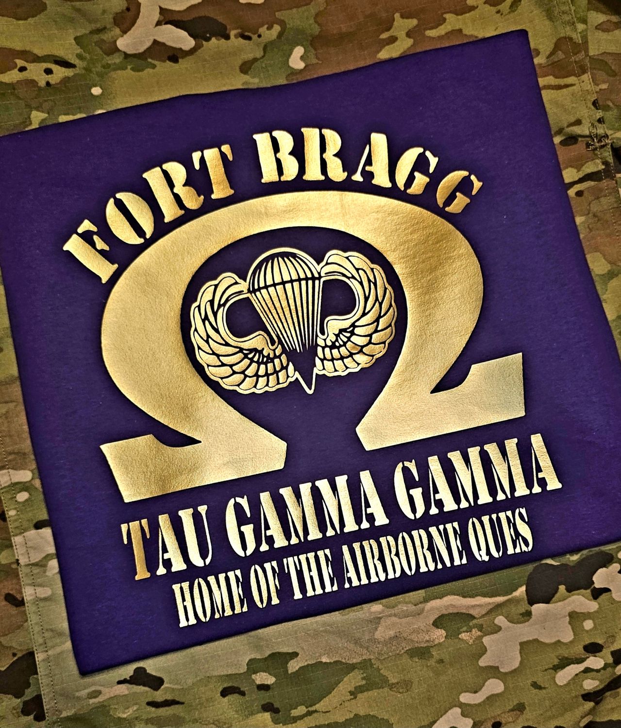 Fort Bragg TGG Home of the Airborne Ques
