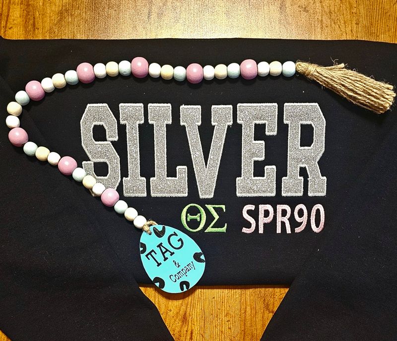 Silver/Golden Embroidered tshirt