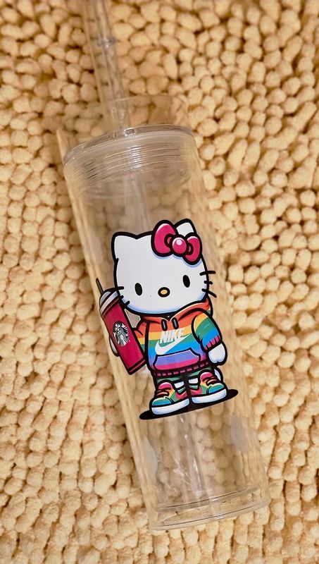 Hello Kitty acrylic tumbler