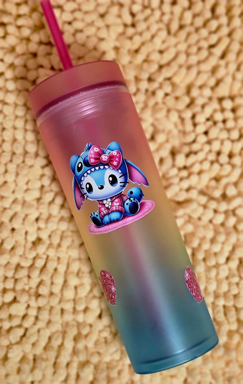 Stitch inspired acrylic tumbler
