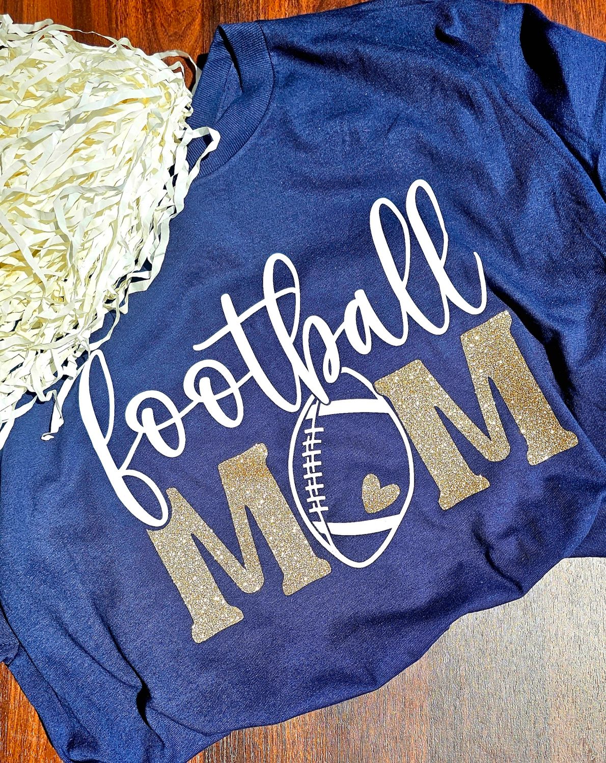 Custom Football Mom Shirt –with Player’s Name &amp; Number 