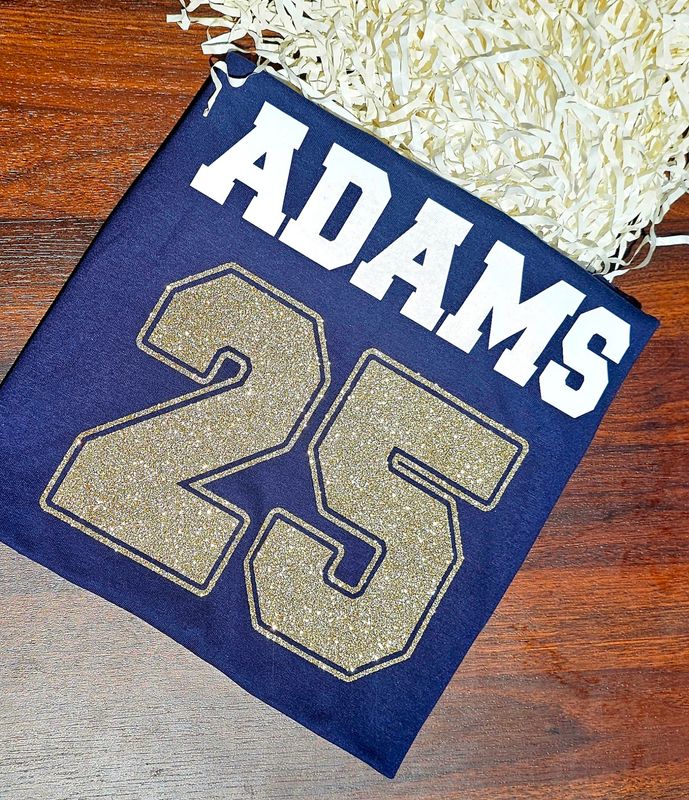 Custom Football Mom Shirt –with Player’s Name &amp; Number 