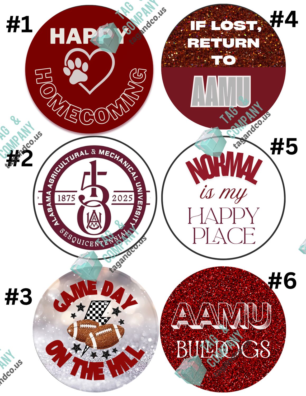 3 inch Game Day Buttons
