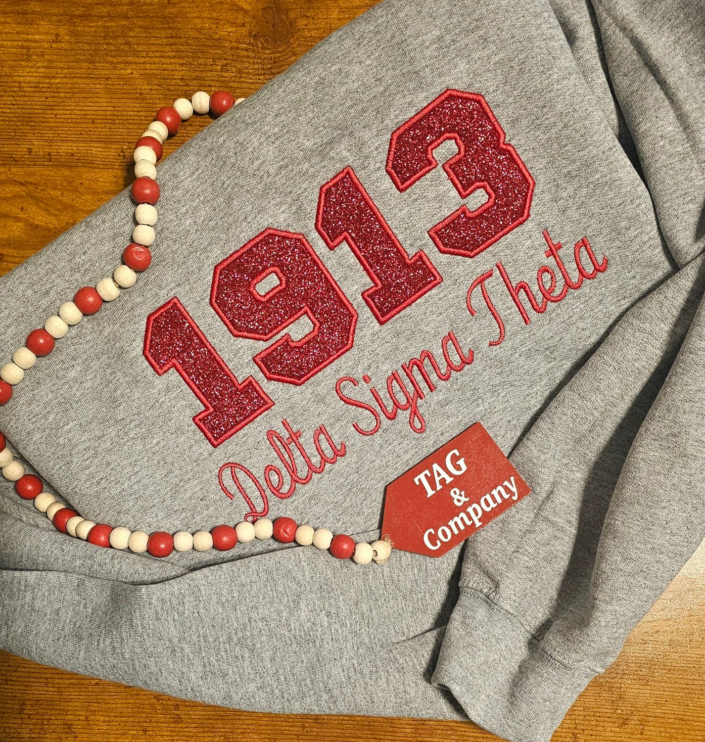 Delta Inspired Embroidered with Date
