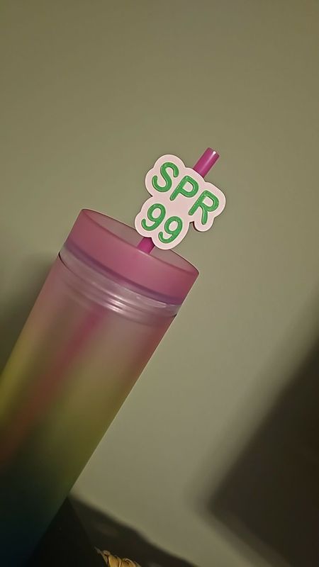 Sorority Inspired Straw Hugger