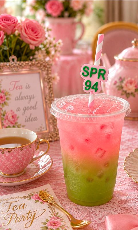 Sorority Inspired Straw Hugger