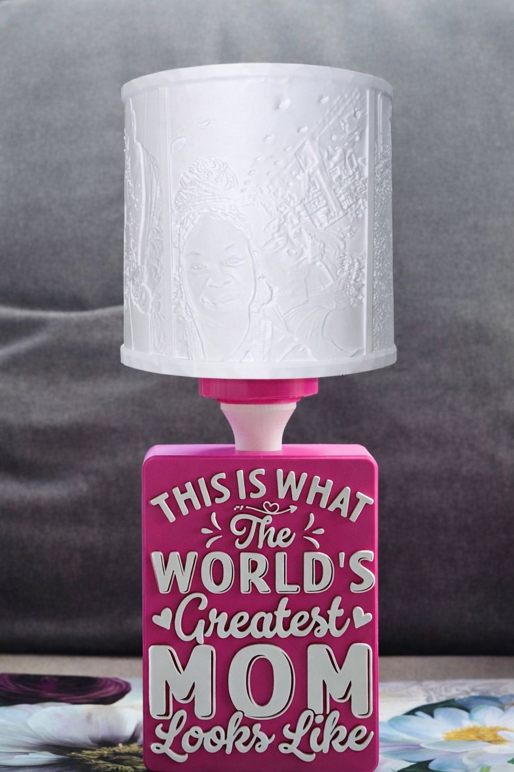 Customized 3d Printed Photo Lamp