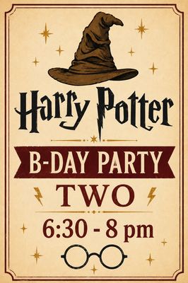 Wands Up! Harry Potter’s Birthday Party TWO