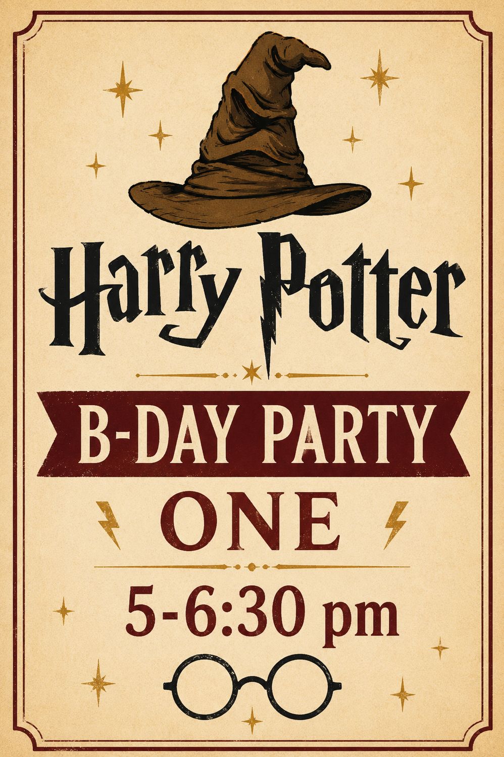 Wands Up! Harry Potter’s Birthday Party ONE Wands Up! Harry Potter’s Birthday Party ONE